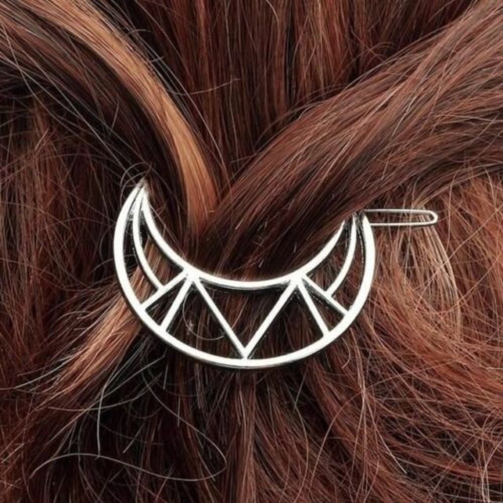 💎✨ Celestial Moon Hair Clip